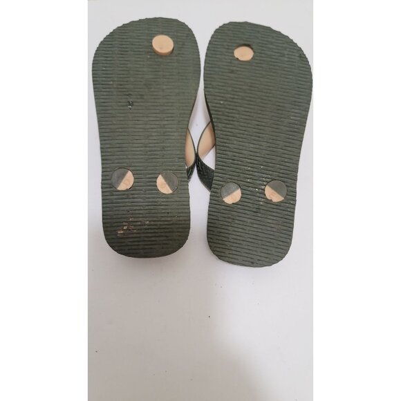 Star Wars Baby Yoda Havaianas Kids Flip Flops Size 10C Green/Beige - Picture 7 of 8